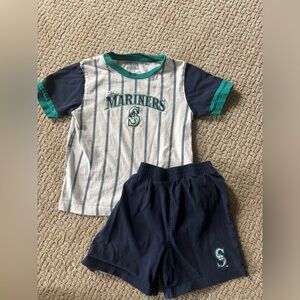 4T Seattle Mariners Two Piece Outfit